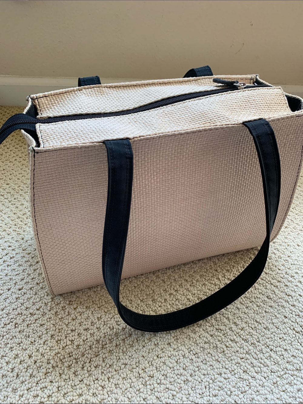 🐈Suzan Briganti woven summer tote made in Japan. - Picture 2 of 5